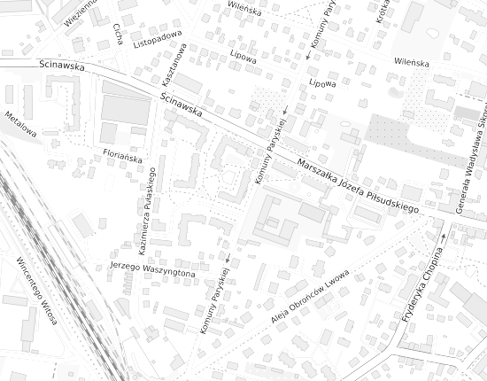 Mapa z adresem organizacji