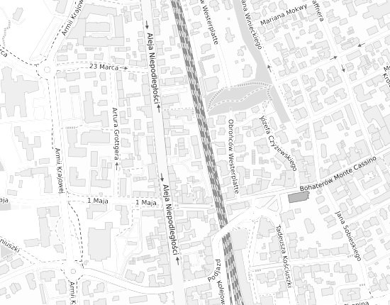 Mapa z adresem organizacji
