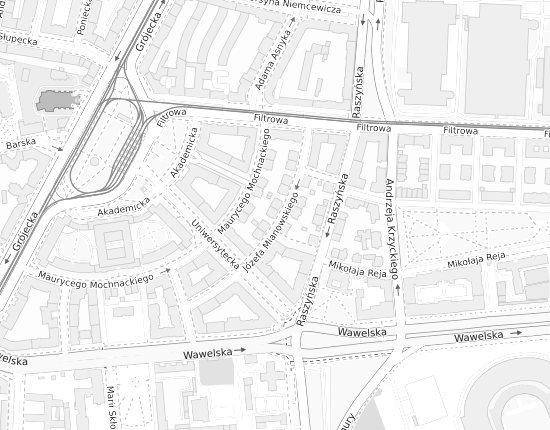 Mapa z adresem organizacji