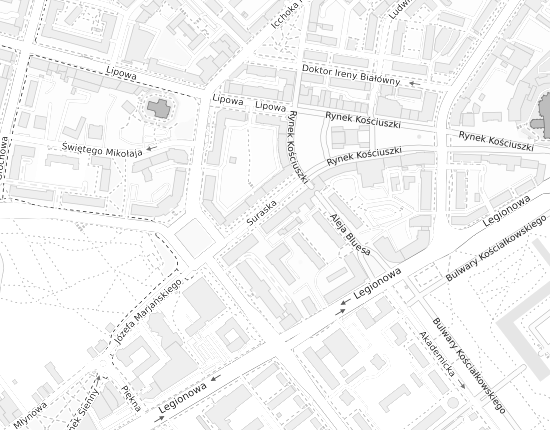 Mapa z adresem organizacji
