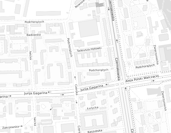 Mapa z adresem organizacji