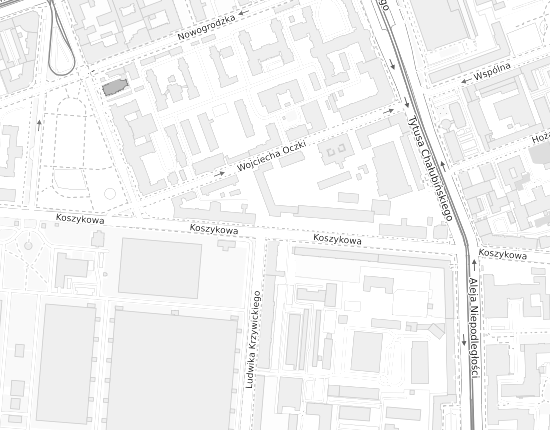 Mapa z adresem organizacji