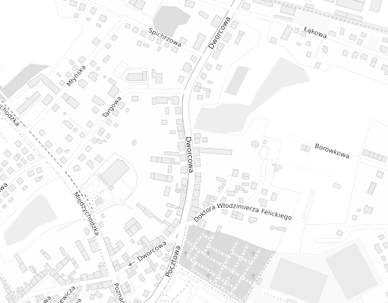 Mapa z adresem organizacji