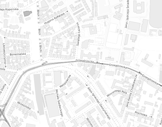 Mapa z adresem organizacji
