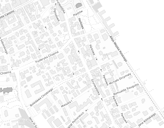 Mapa z adresem organizacji