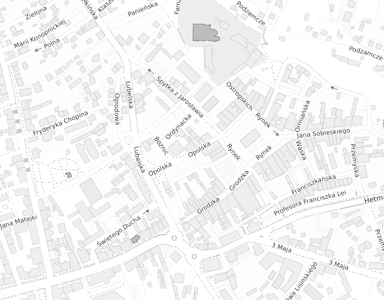 Mapa z adresem organizacji