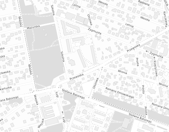 Mapa z adresem organizacji
