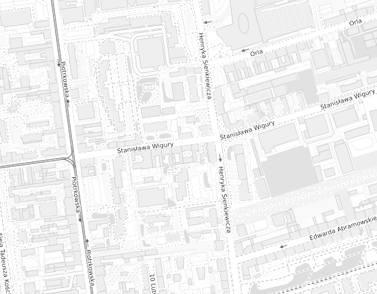 Mapa z adresem organizacji