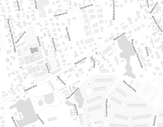 Mapa z adresem organizacji