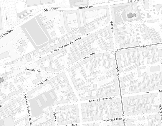 Mapa z adresem organizacji
