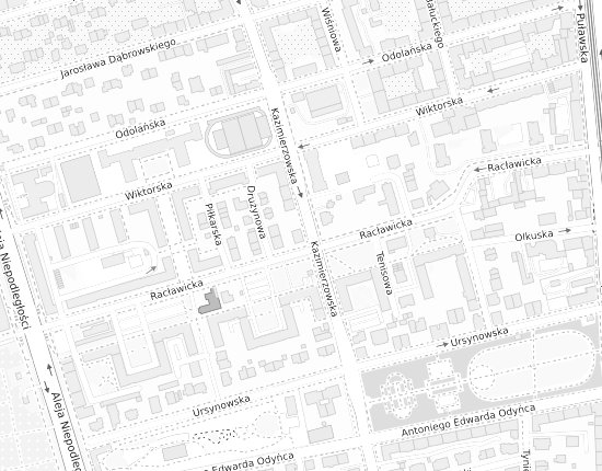 Mapa z adresem organizacji