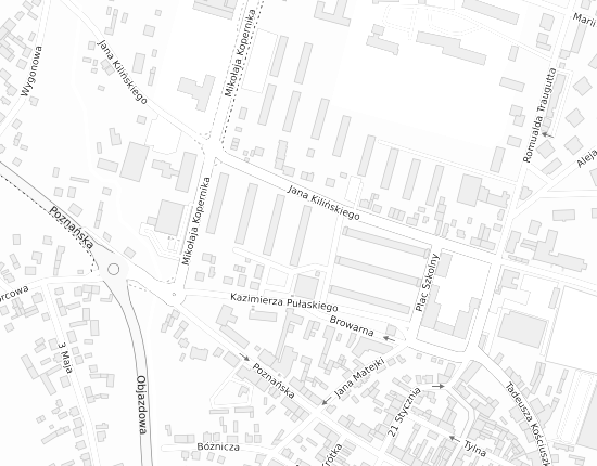 Mapa z adresem organizacji