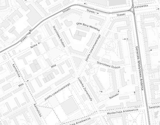 Mapa z adresem organizacji
