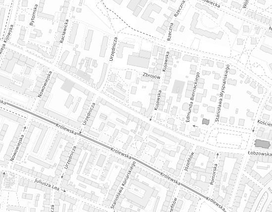 Mapa z adresem organizacji