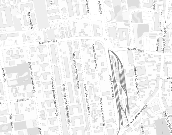 Mapa z adresem organizacji