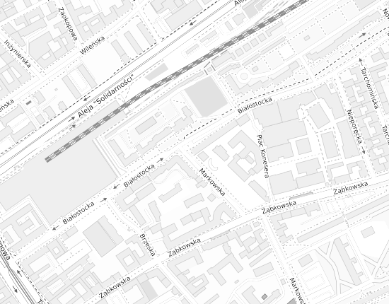Mapa z adresem organizacji