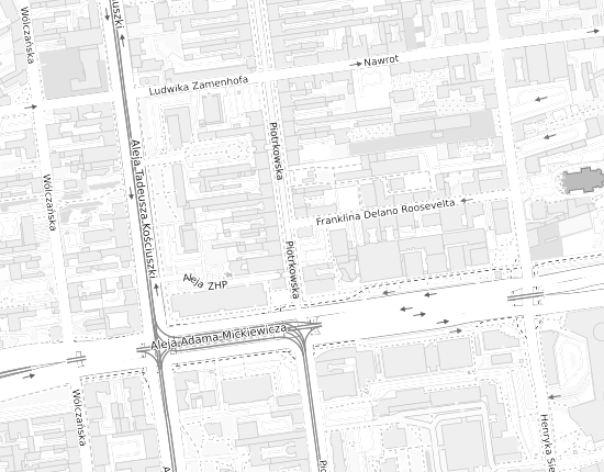 Mapa z adresem organizacji