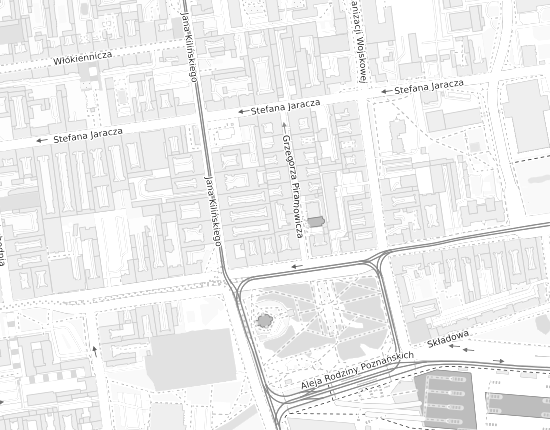 Mapa z adresem organizacji