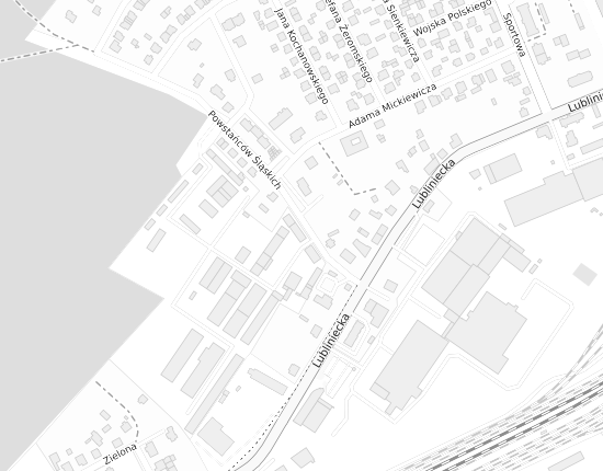 Mapa z adresem organizacji