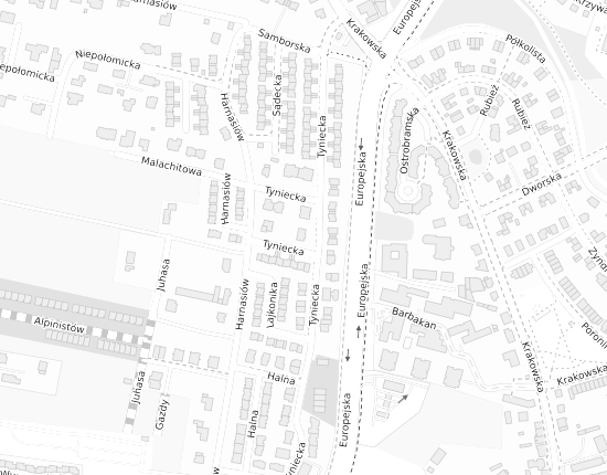 Mapa z adresem organizacji