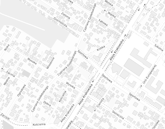 Mapa z adresem organizacji