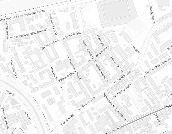 Mapa z adresem organizacji