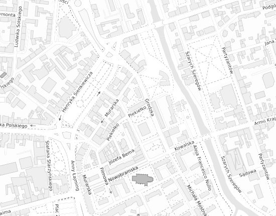 Mapa z adresem organizacji