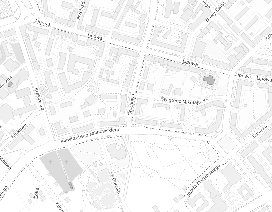 Mapa z adresem organizacji