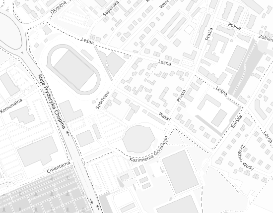 Mapa z adresem organizacji
