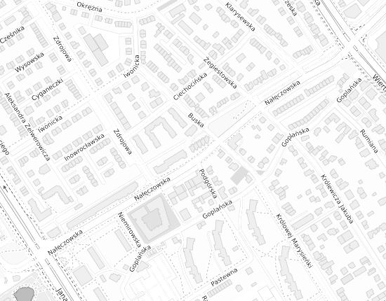 Mapa z adresem organizacji