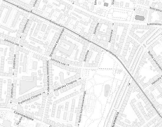 Mapa z adresem organizacji