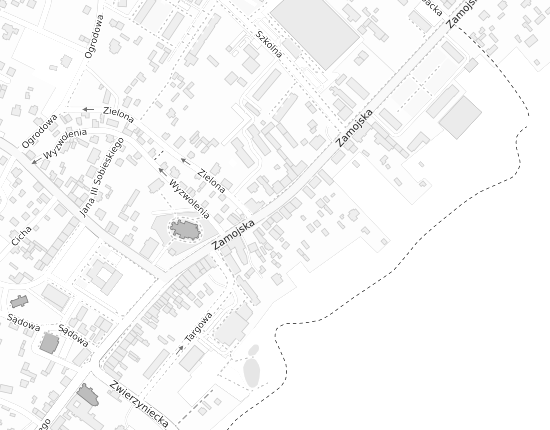 Mapa z adresem organizacji