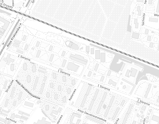 Mapa z adresem organizacji