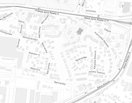 Mapa z adresem organizacji