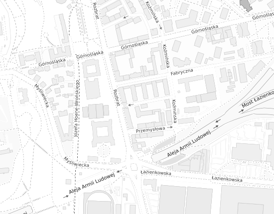 Mapa z adresem organizacji