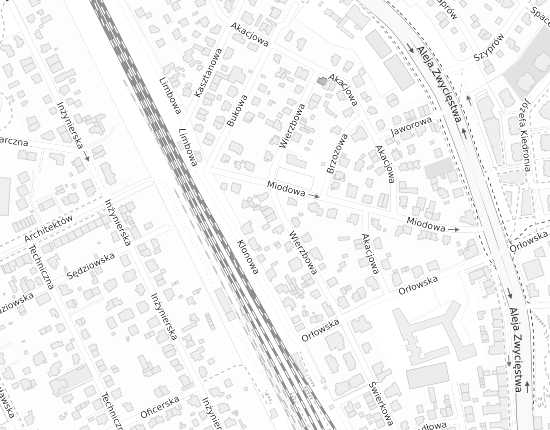 Mapa z adresem organizacji