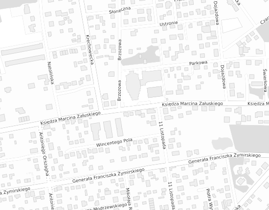 Mapa z adresem organizacji
