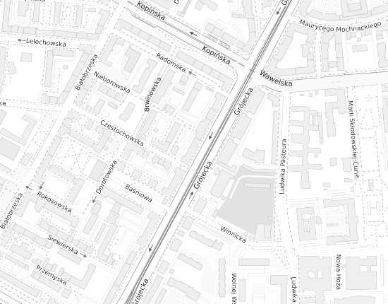 Mapa z adresem organizacji
