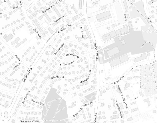 Mapa z adresem organizacji