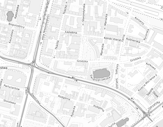 Mapa z adresem organizacji