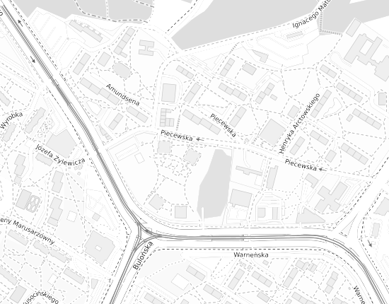 Mapa z adresem organizacji