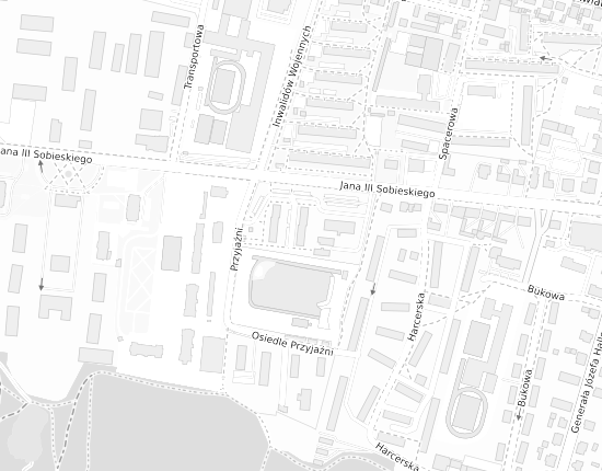 Mapa z adresem organizacji