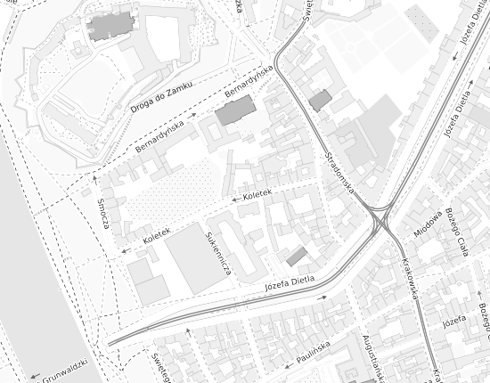 Mapa z adresem organizacji