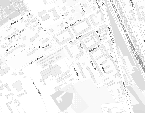 Mapa z adresem organizacji