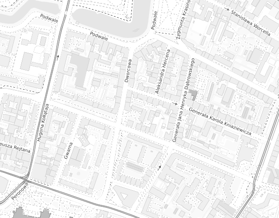 Mapa z adresem organizacji