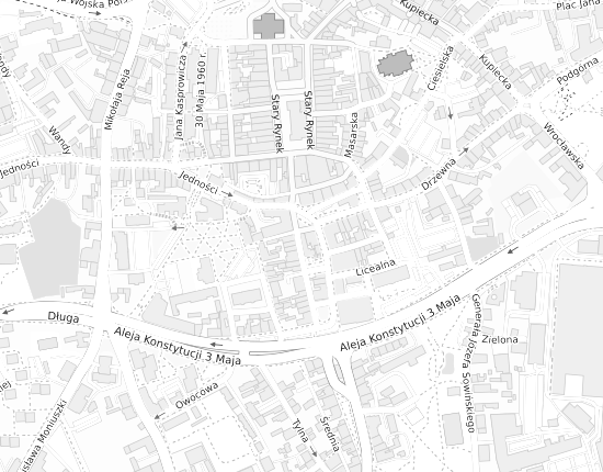 Mapa z adresem organizacji