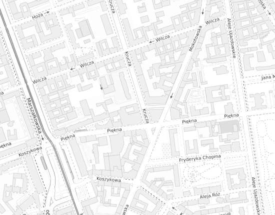 Mapa z adresem organizacji