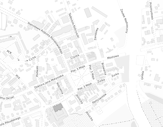 Mapa z adresem organizacji