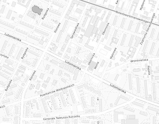Mapa z adresem organizacji