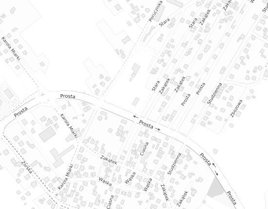 Mapa z adresem organizacji